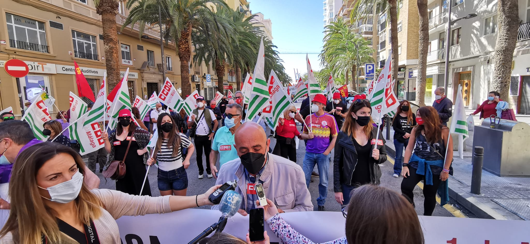 «Ahora toca cumplir. Un país en deuda con sus trabajadores y trabajadoras», lema de la movilización