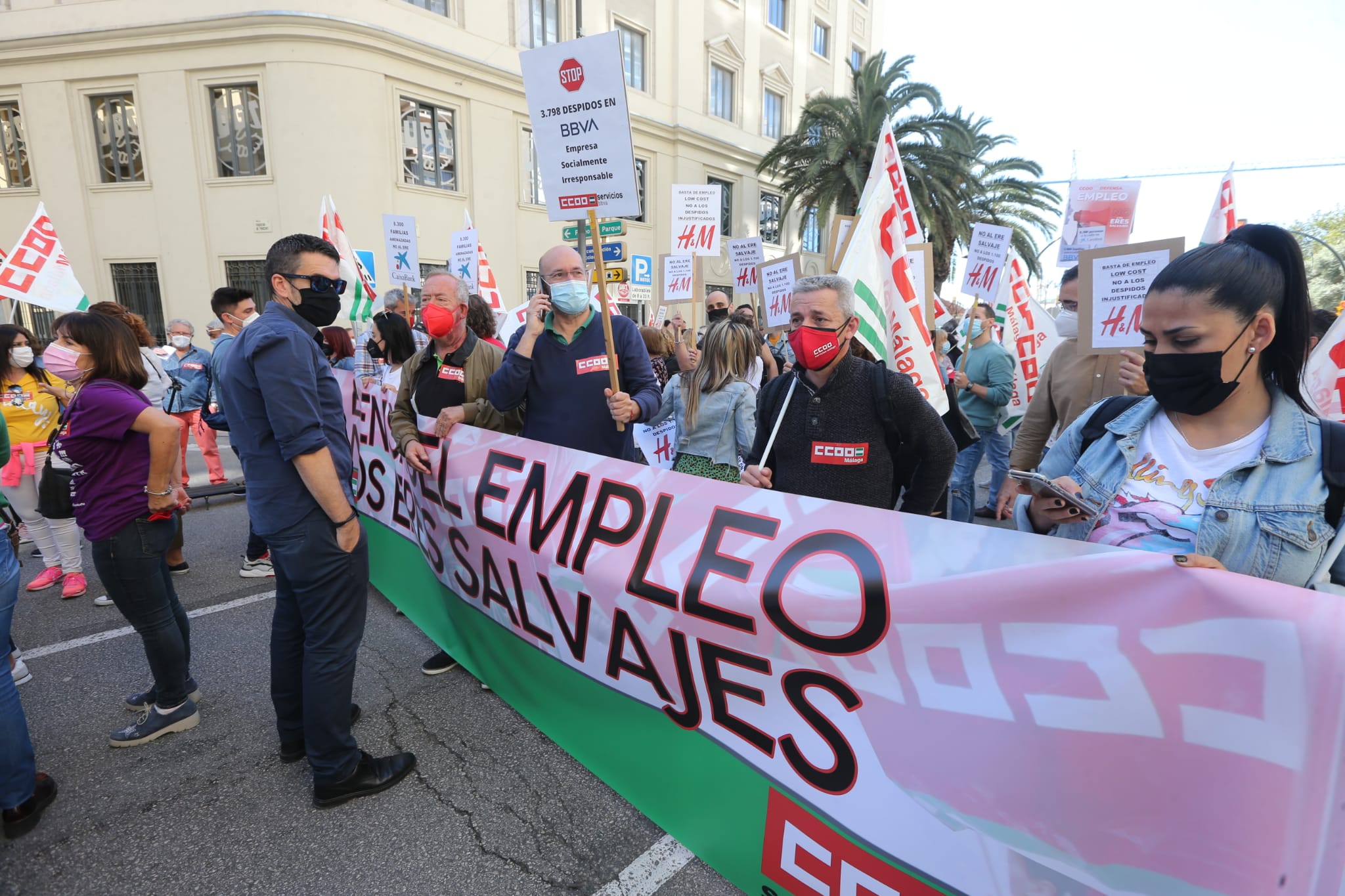 «Ahora toca cumplir. Un país en deuda con sus trabajadores y trabajadoras», lema de la movilización