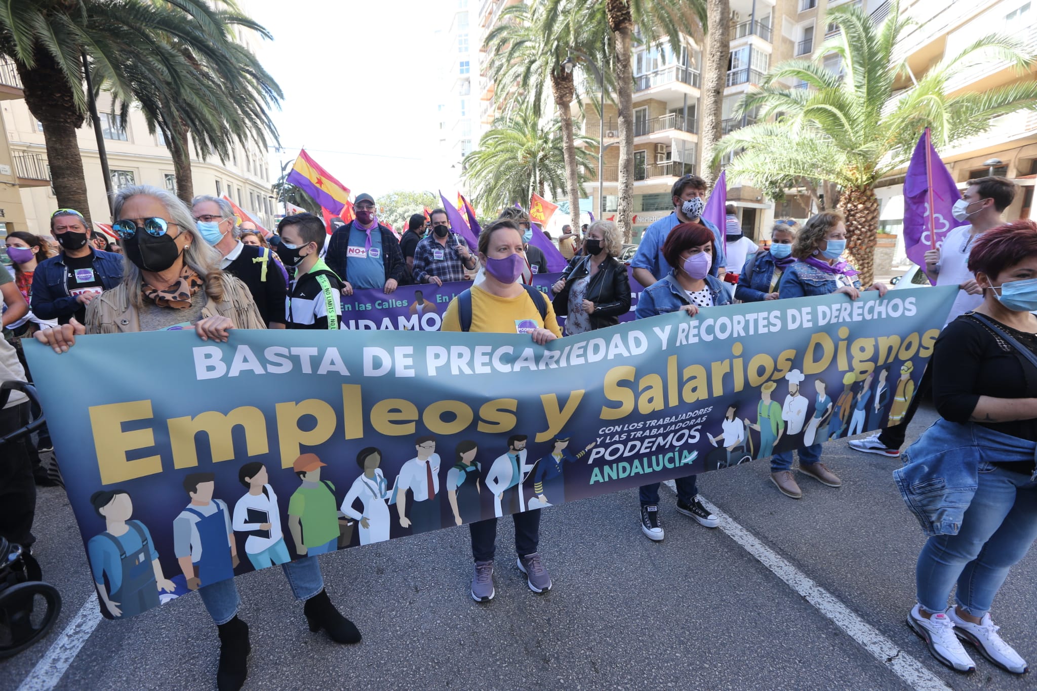 «Ahora toca cumplir. Un país en deuda con sus trabajadores y trabajadoras», lema de la movilización