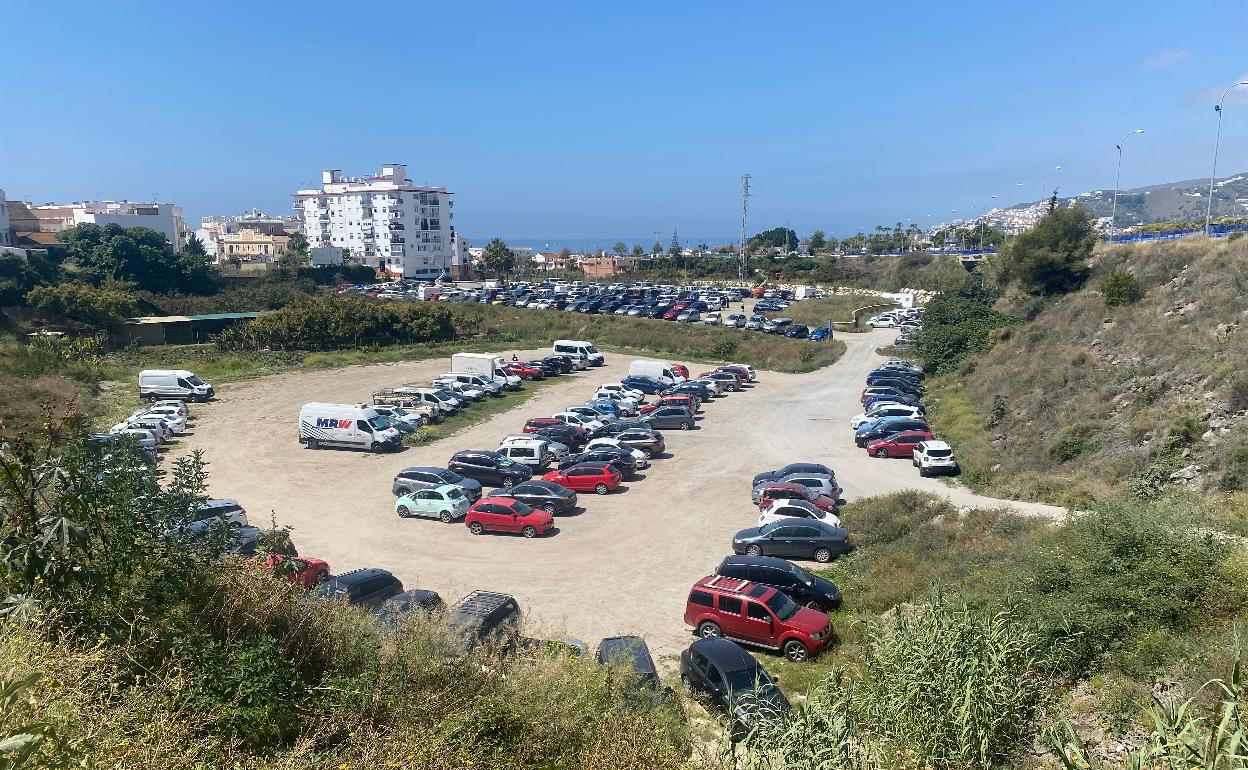 Imagen de los terrenos donde se ha previsto la construcción del nuevo centro de salud de Nerja. 