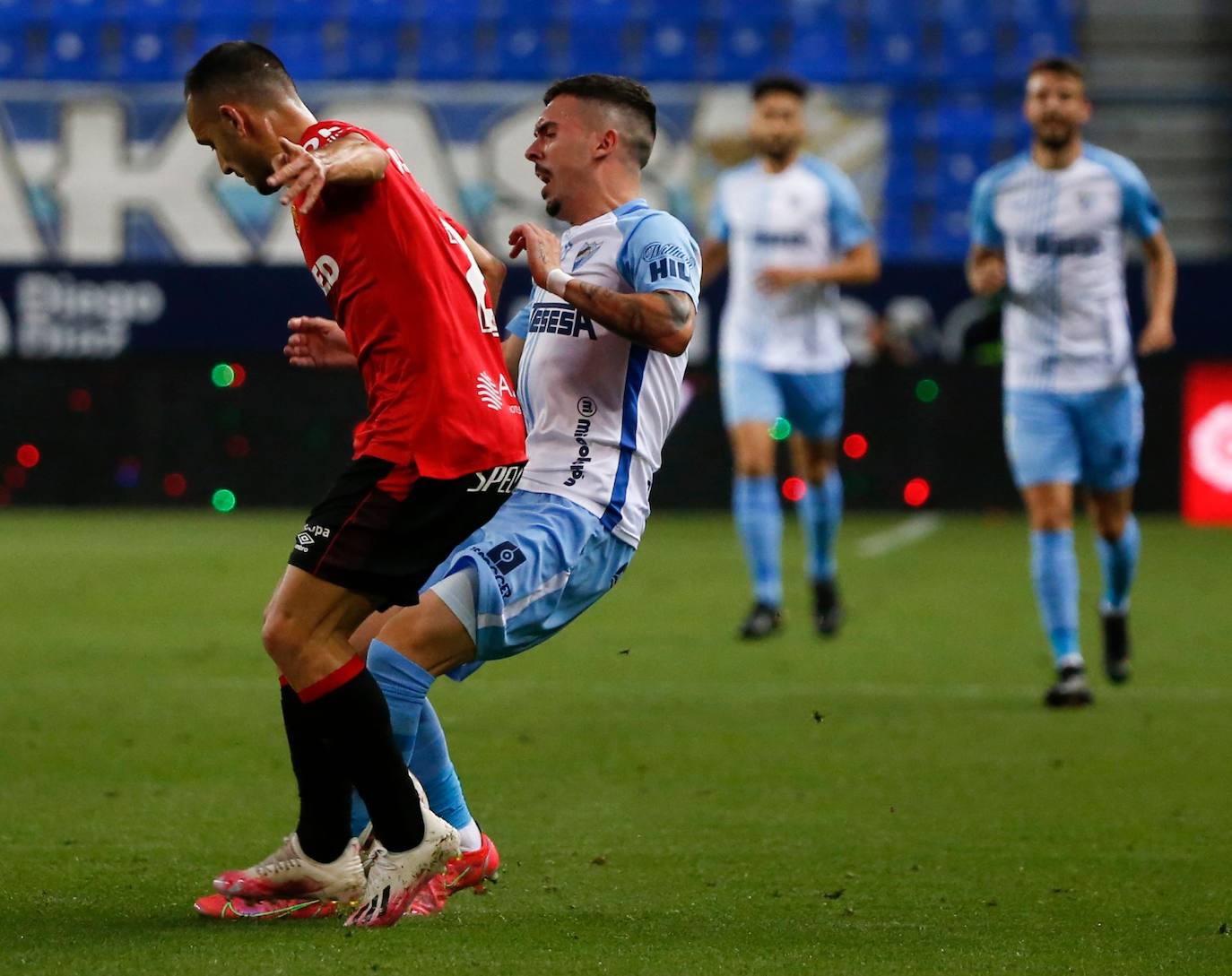 El Málaga empata con el Mallorca en casa. 