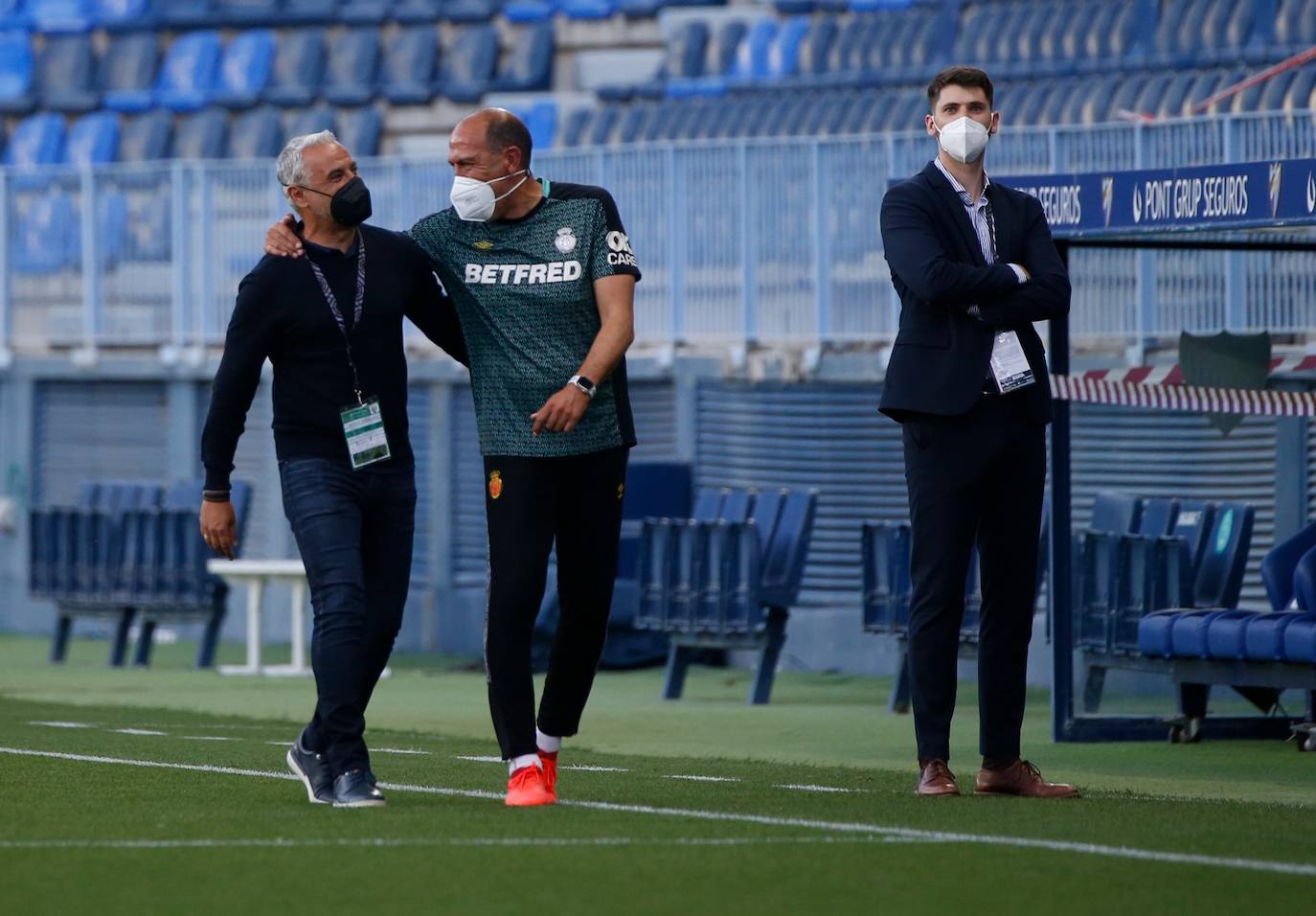 El Málaga empata con el Mallorca en casa. 