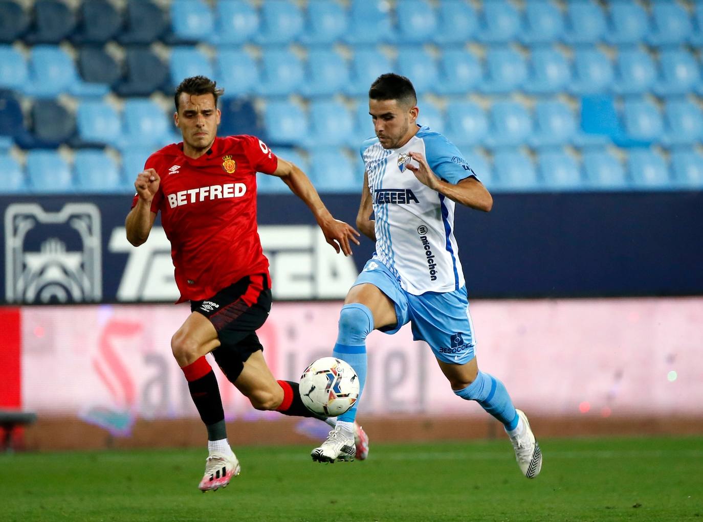 El Málaga empata con el Mallorca en casa. 