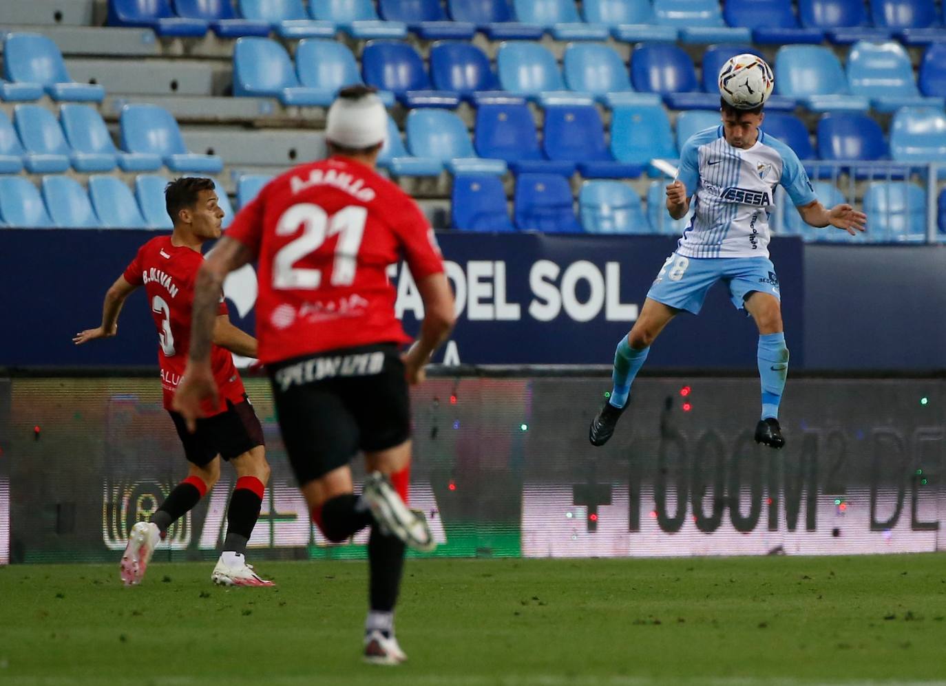 El Málaga empata con el Mallorca en casa. 