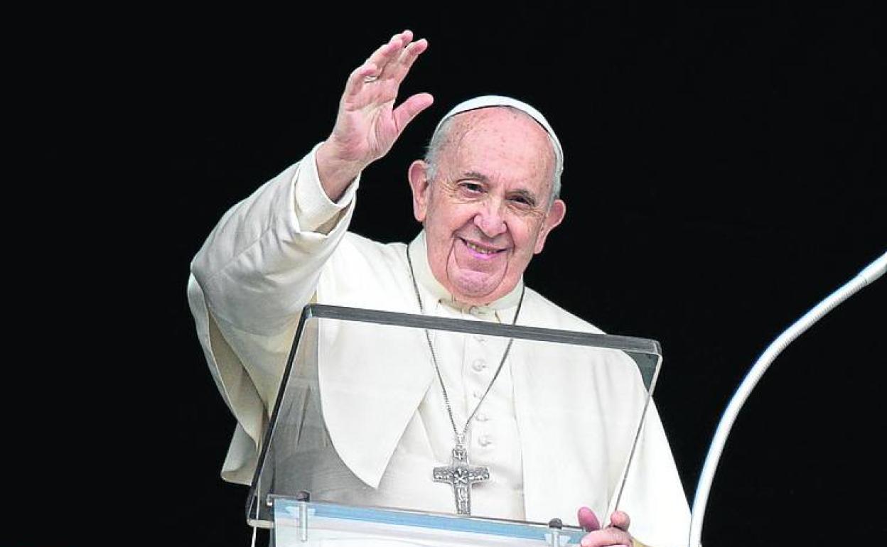 Francisco, durante una intervención de esta semana en el Vaticano.