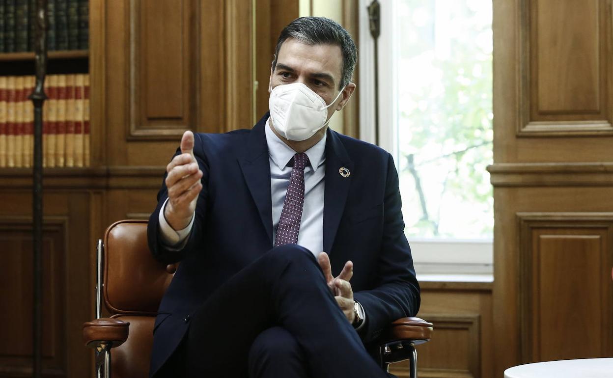 Sánchez, en su visita de este lunes a Atenas 