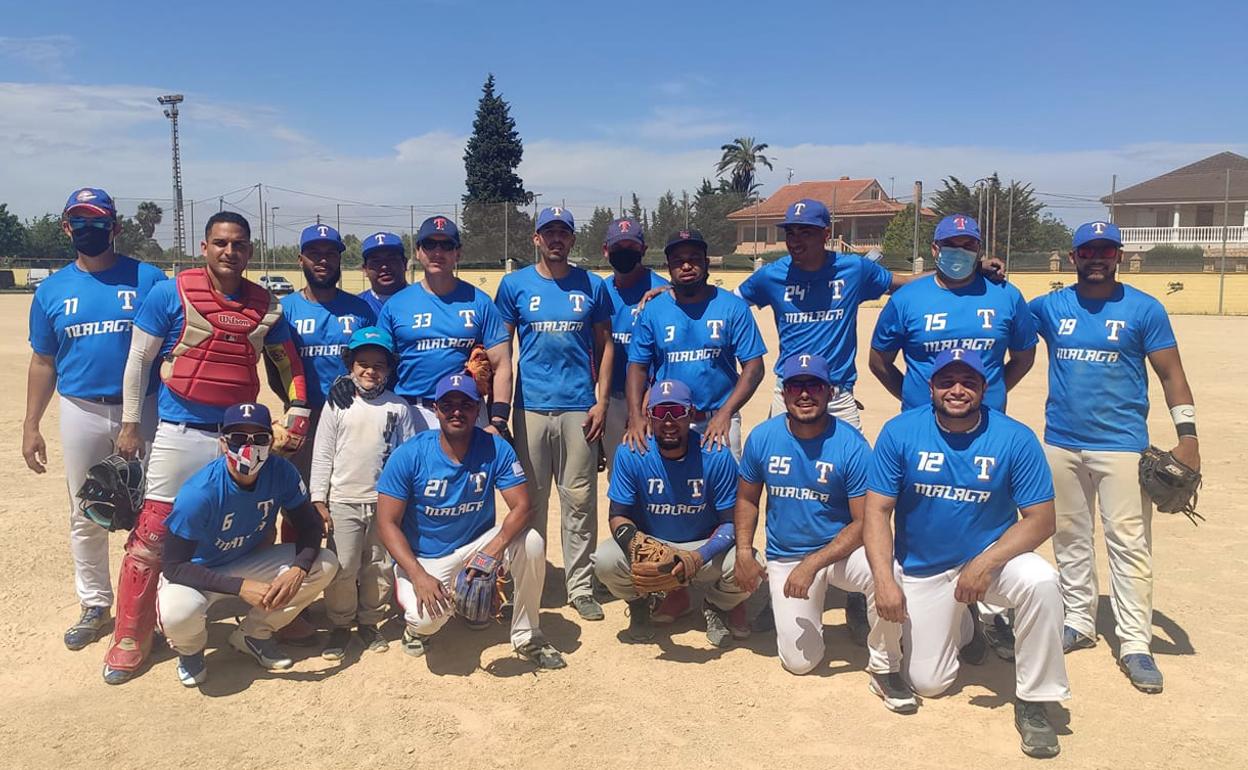 Plantilla del Tiburones de Málaga. 