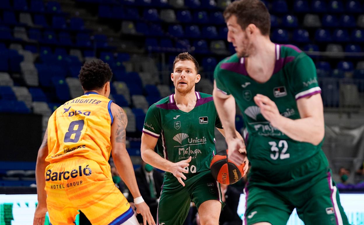 Gal Mekel, durante el partido ante el Gran Canaria. 