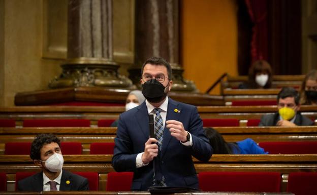 El vicepresidente de la Generalitat, Pere Aragonès