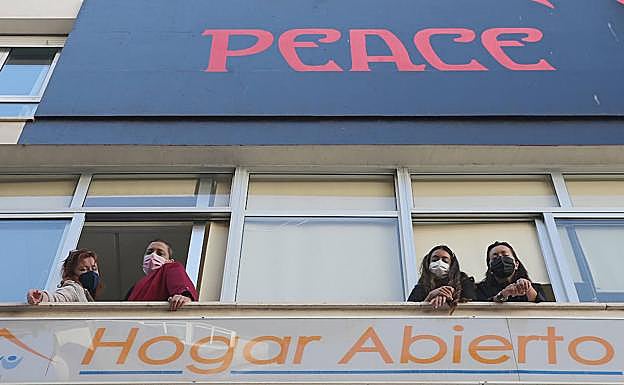 De izquierda a derecha, Jessica, Rafi y Yolanda 