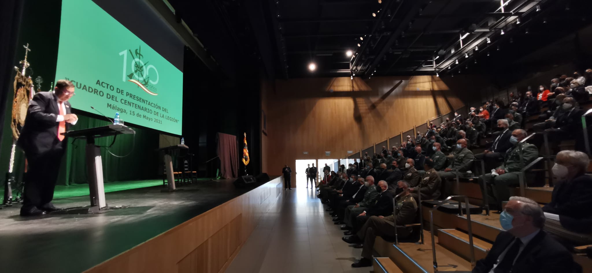 Pedro Luis Gómez presentó el acto que se celebró en el Auditorio Edgar Neville de la Diputación