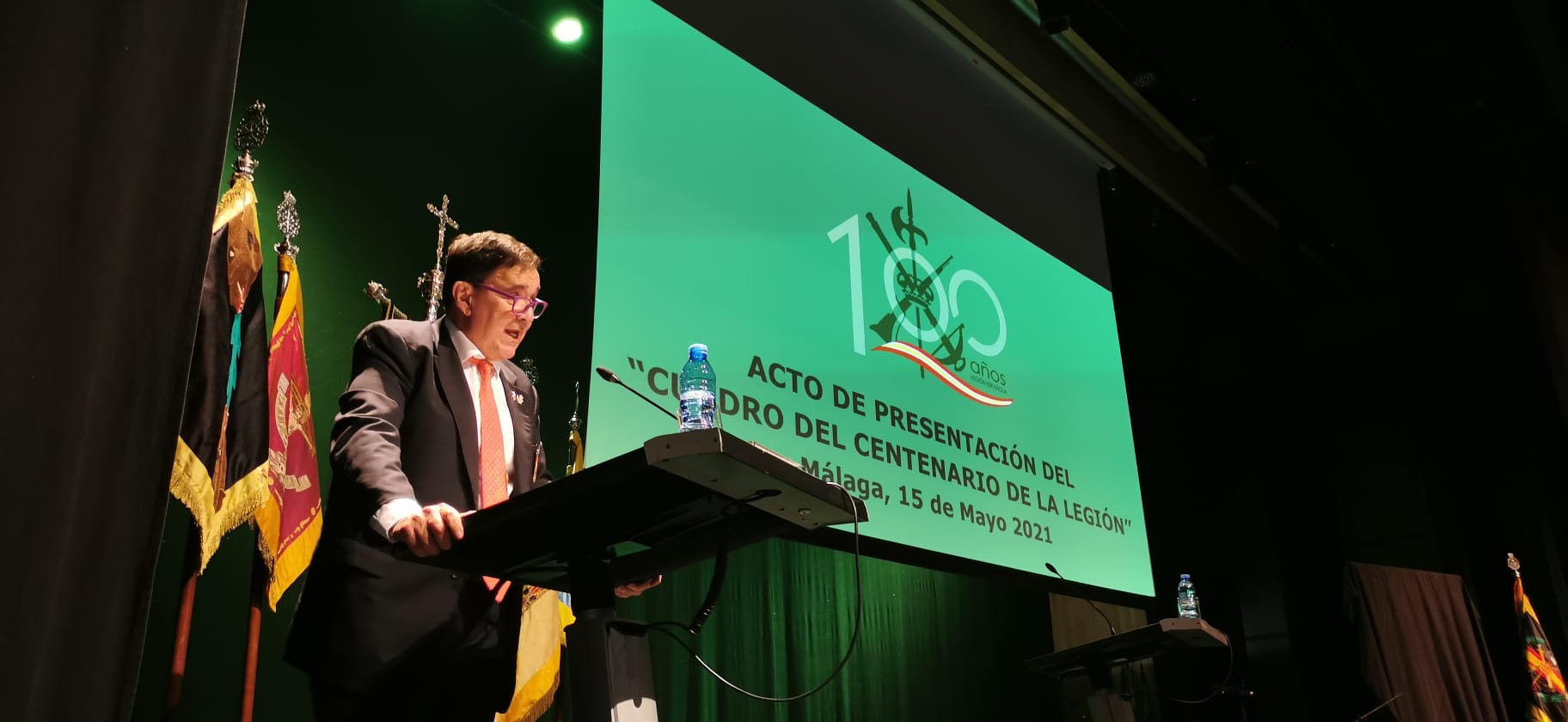 Pedro Luis Gómez, durante su intervención.