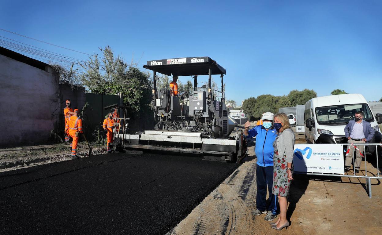 Marbella acondiciona los accesos al polígono de La Ermita