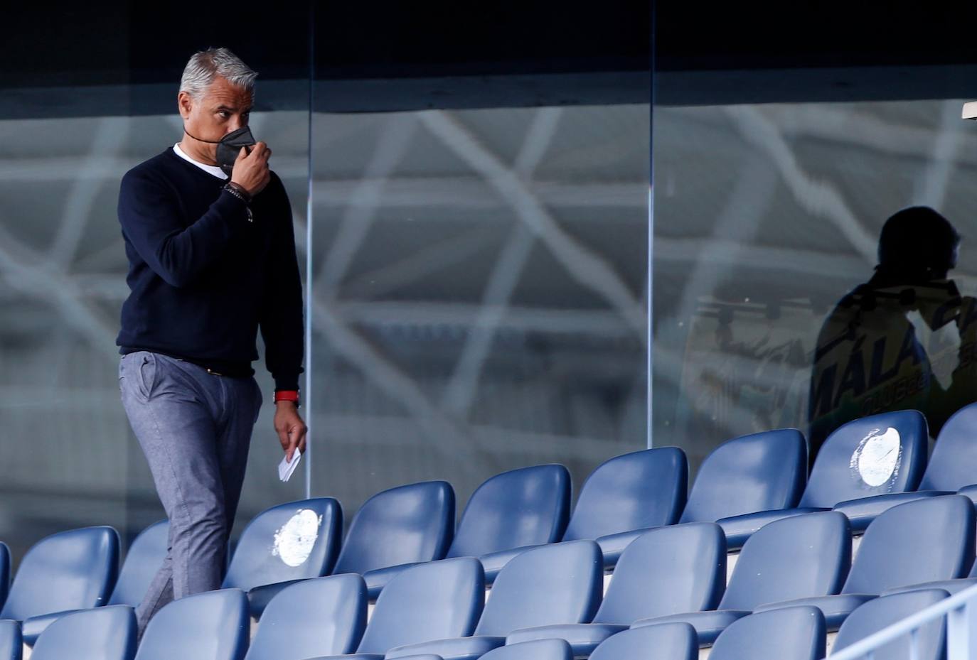 El partido se disputó en La Rosaleda, de nuevo sin público 