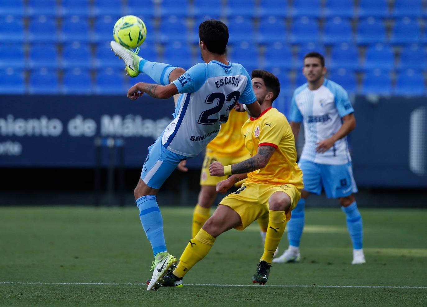 El partido se disputó en La Rosaleda, de nuevo sin público 