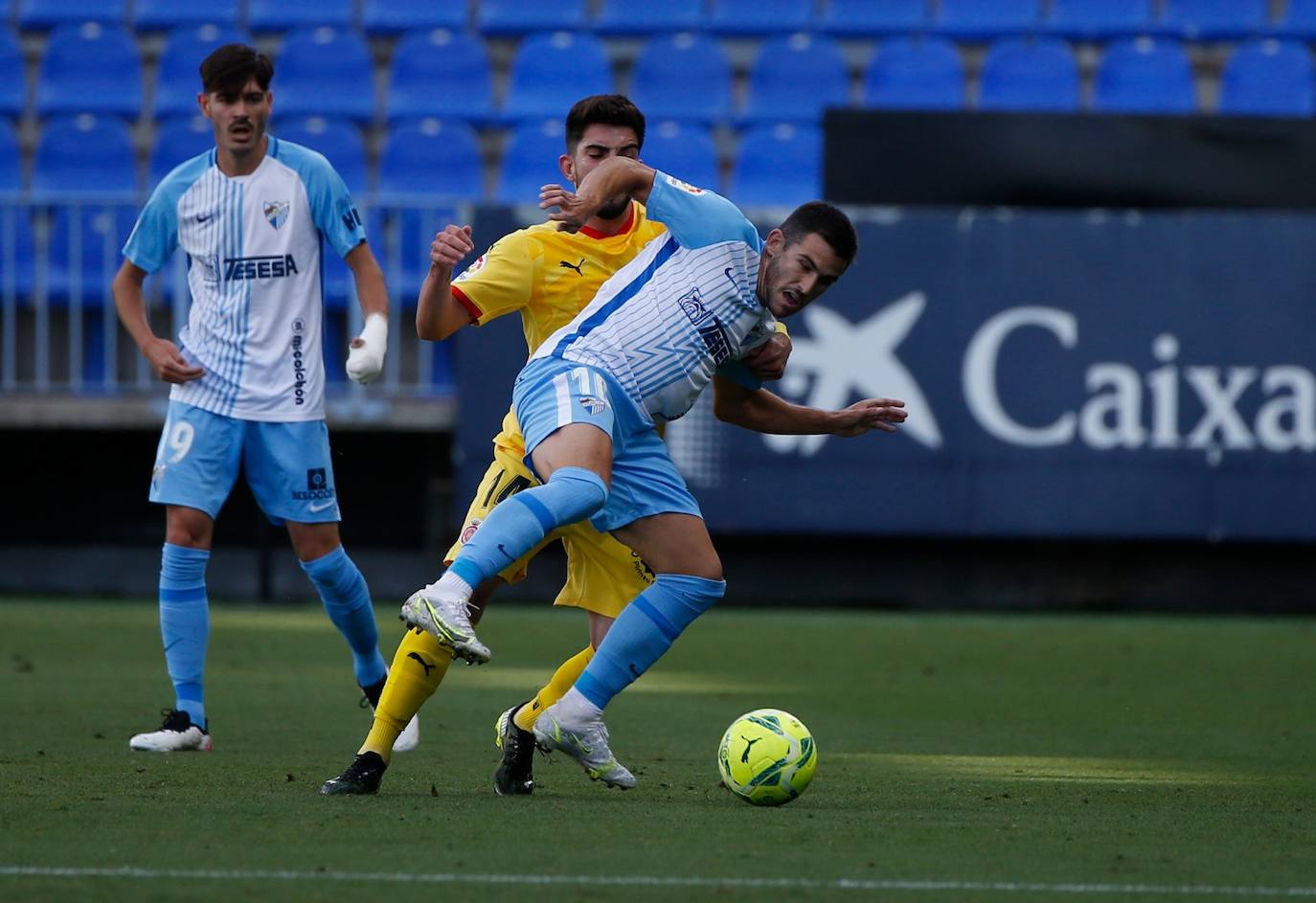 El partido se disputó en La Rosaleda, de nuevo sin público 