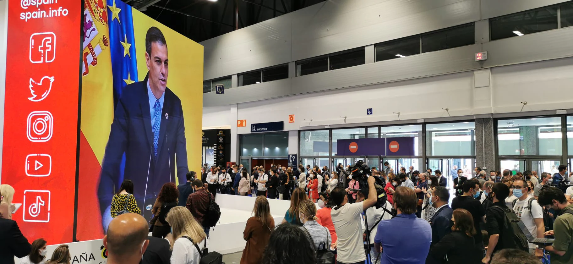 La edición de 2021 se celebra en Ifema Madrid hasta el próximo domingo como la gran apuesta estratégica del Gobierno español para la recuperación del turismo.