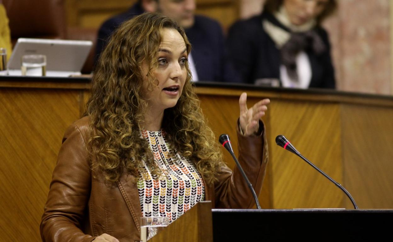 Marta Escrivá, durante su etapa de parlamentaria