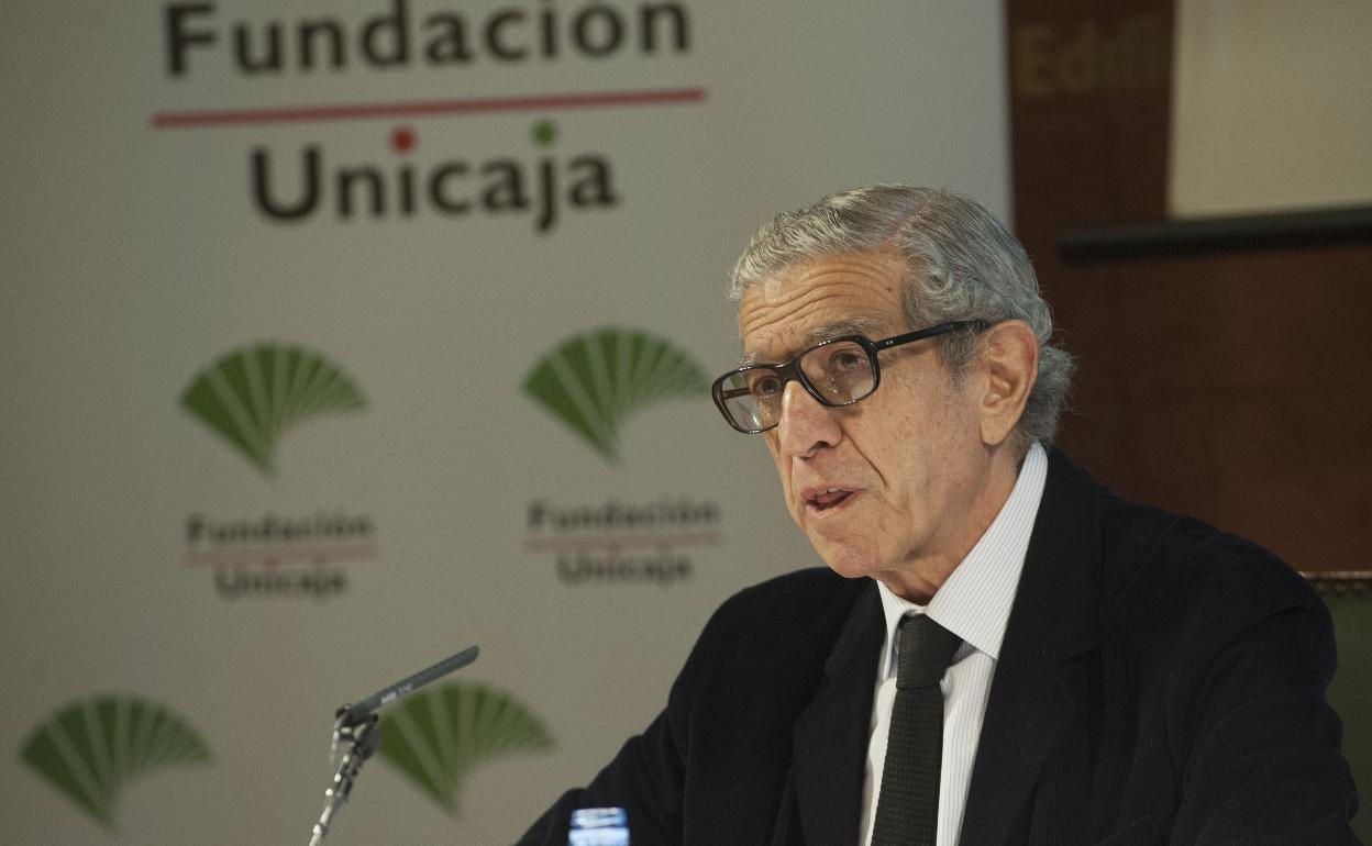 El presidente de la Fundación Unicaja, Braulio Medel. 