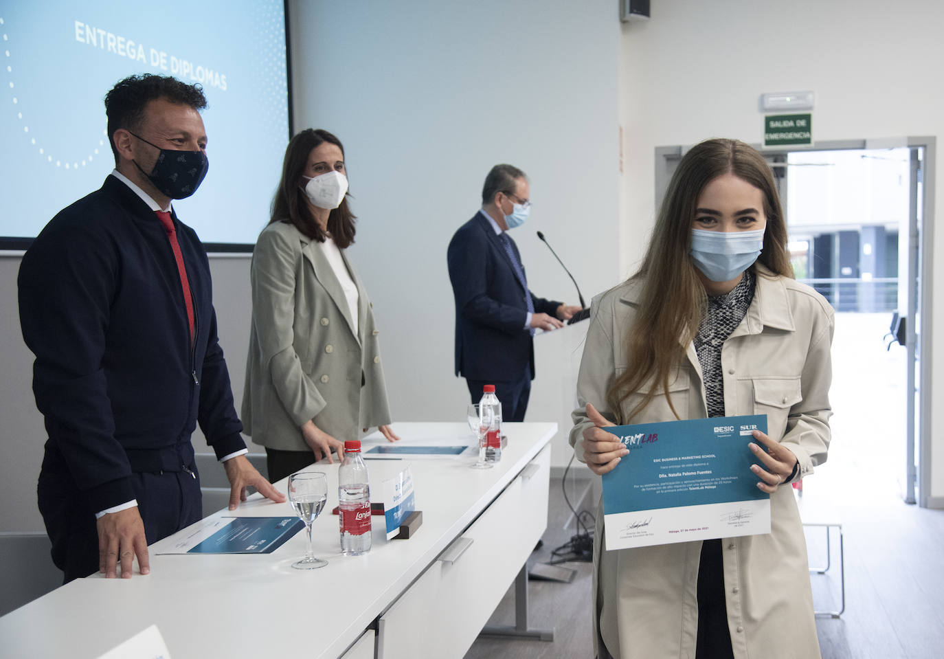 Entrega de diplomas de Talent Lab en ESIC Málaga. 