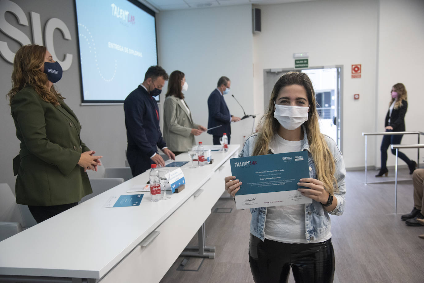 Entrega de diplomas de Talent Lab en ESIC Málaga. 