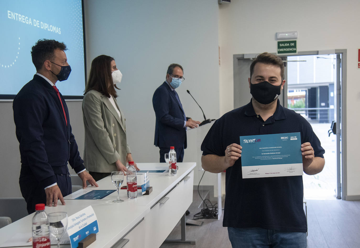 Entrega de diplomas de Talent Lab en ESIC Málaga. 