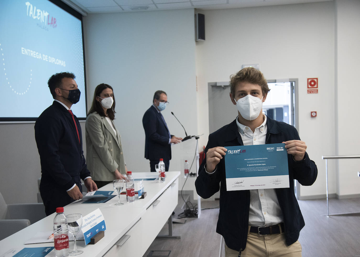 Entrega de diplomas de Talent Lab en ESIC Málaga. 