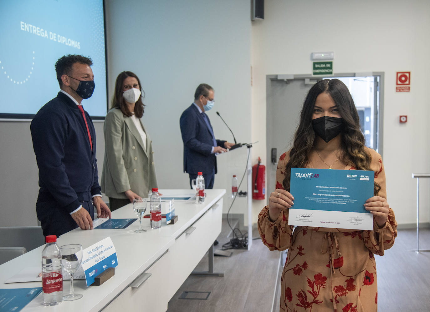 Entrega de diplomas de Talent Lab en ESIC Málaga. 