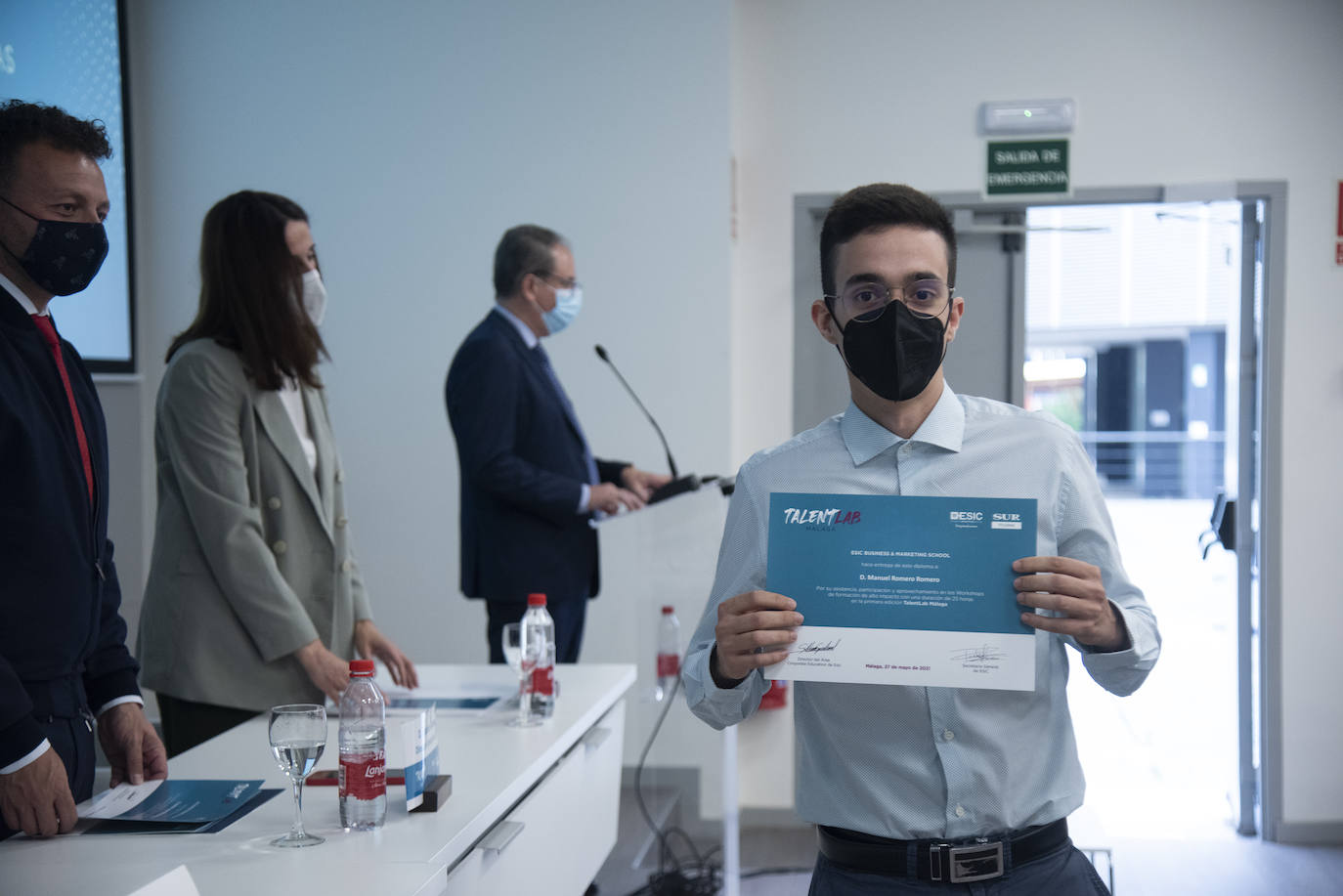 Entrega de diplomas de Talent Lab en ESIC Málaga. 