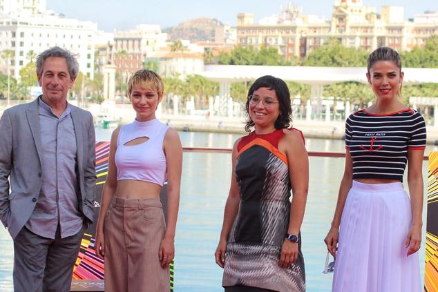 Photocall de la película 'Las consecuencias' con la presencia de su directora, Claudia Pinto, y los intérpretes Juana Acosta, Alfredo Castro, María Romanillos y Carme Elías.