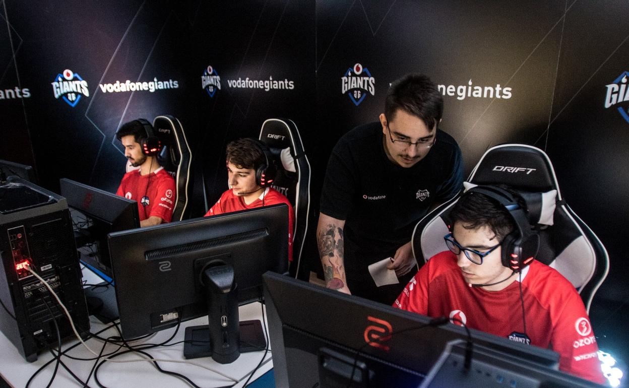 Imagen de archivo de la 'gaming house' de Vodafone Giants, el equipo malagueño. 