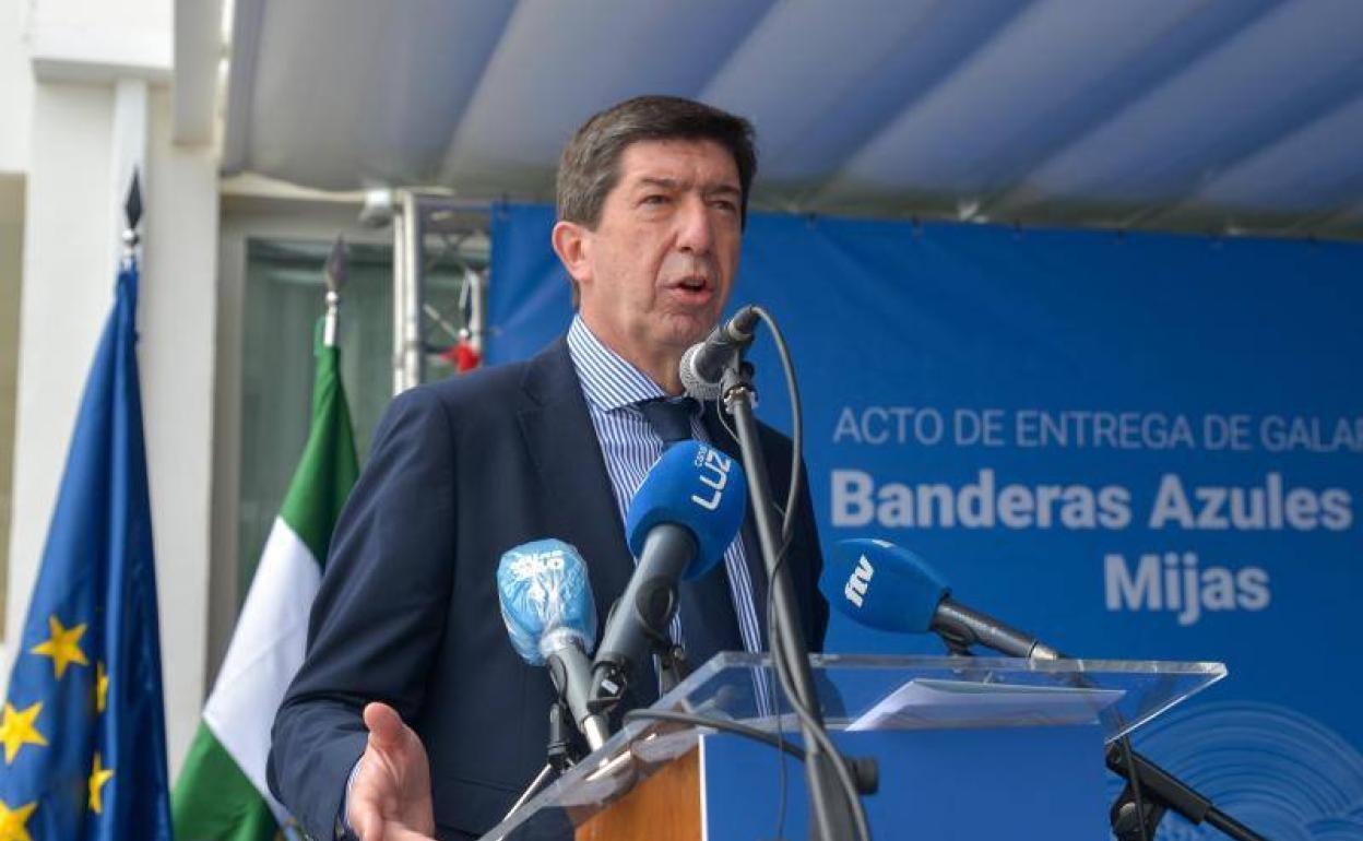 El vicepresidente andaluz, Juan Marín. 