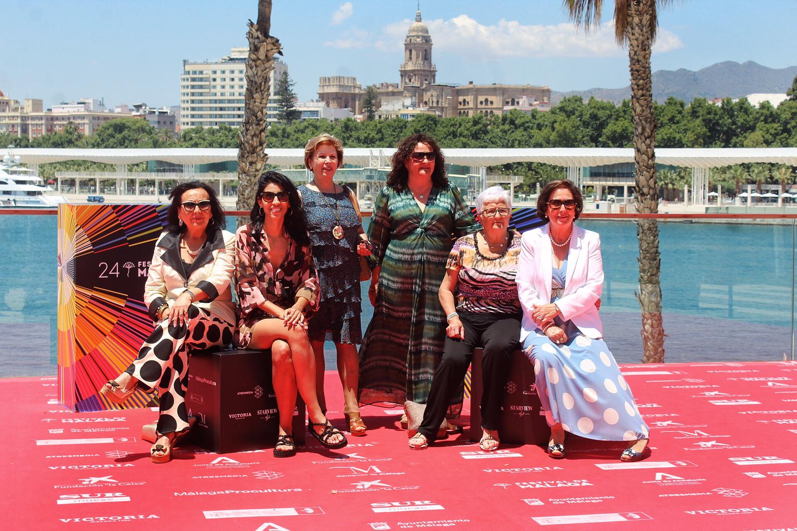 Photocall con el equipo de la película 'Destello bravío'.