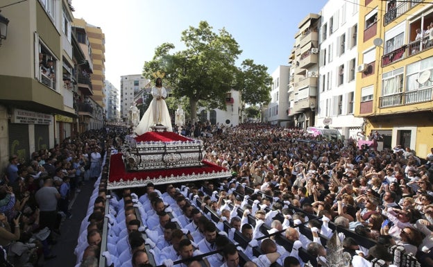 Jesús Cautivo en la procesión del Lunes Santo.