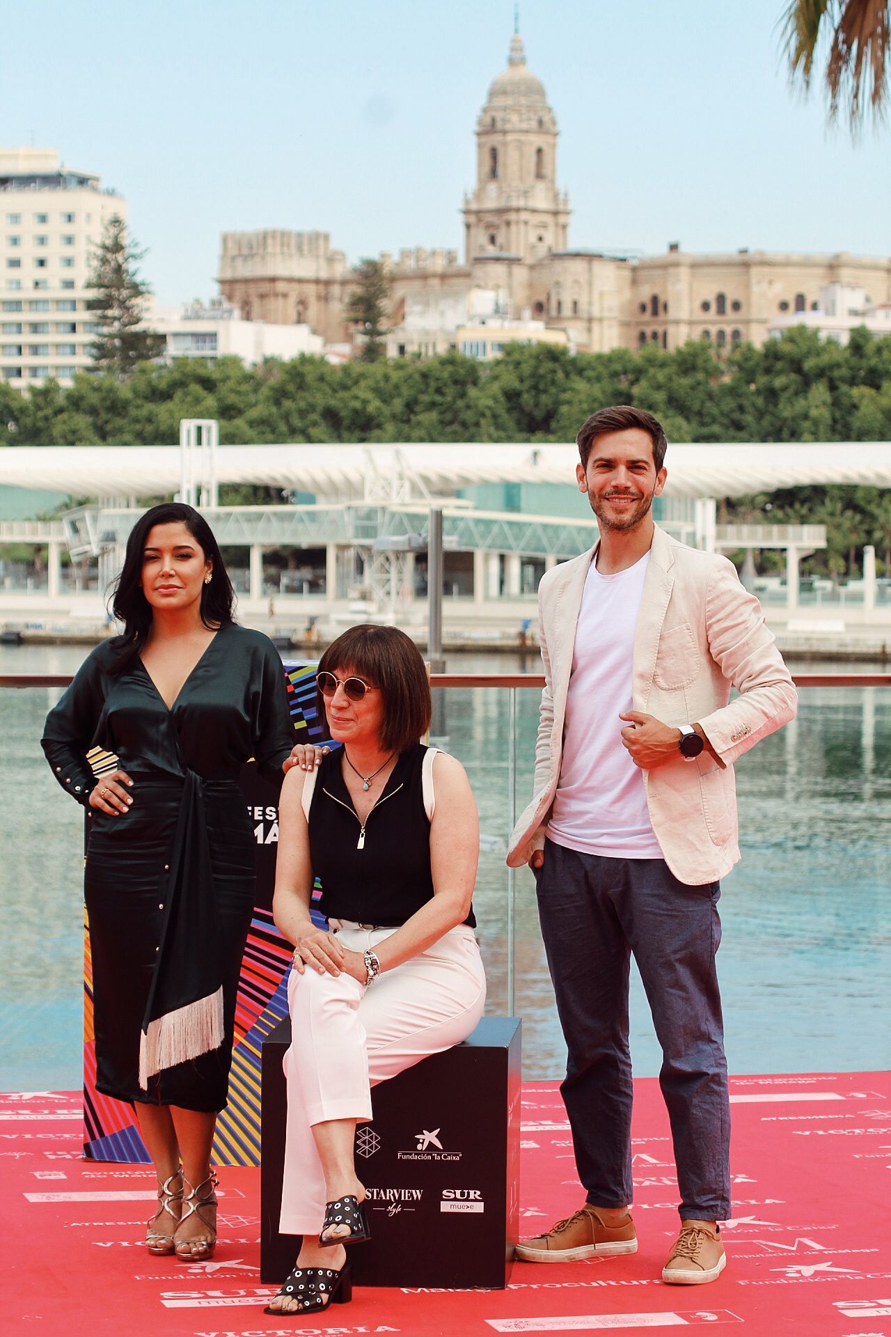 Photocall de la película '15 horas' con la presencia de su directora, Judith Colell, y los intérpretes Marc Clotet y Sterlyn Ramírez.