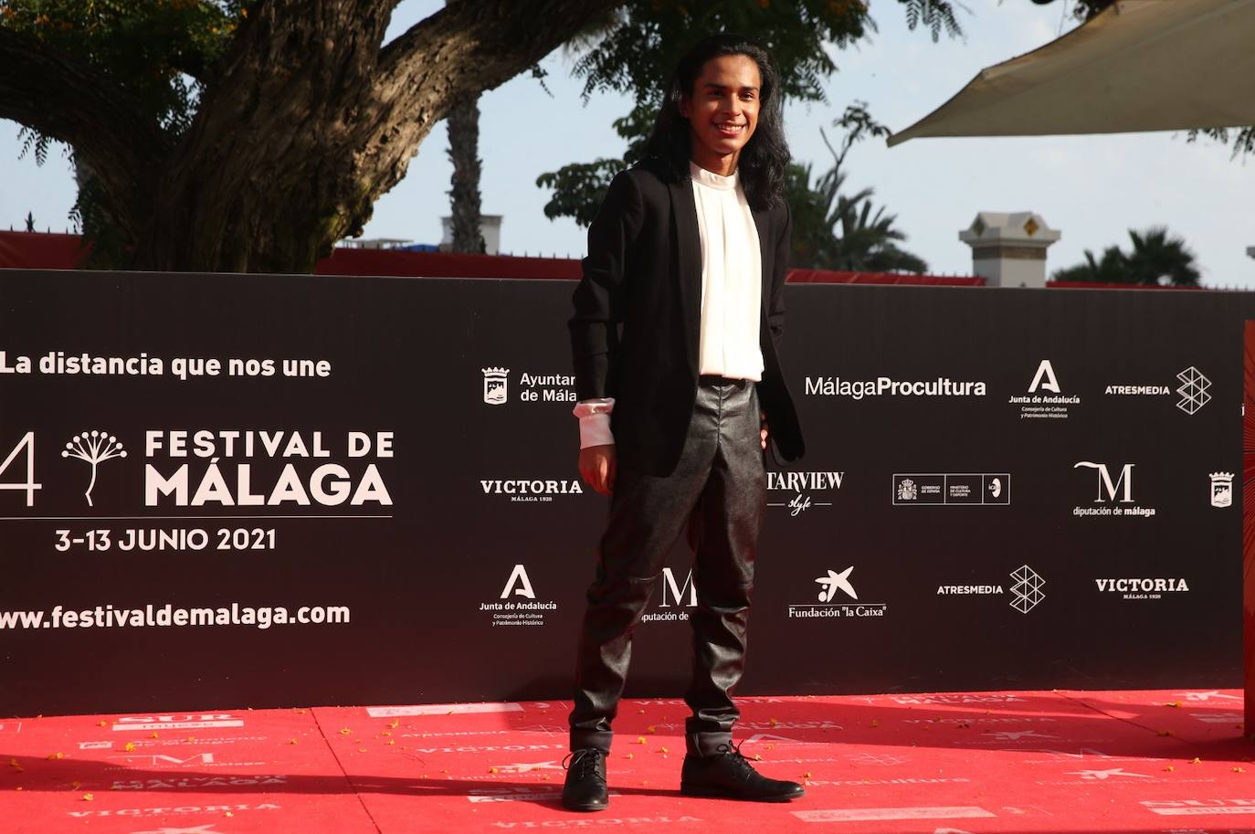 Último desfile de famosos del 24 Festival de Málaga. 