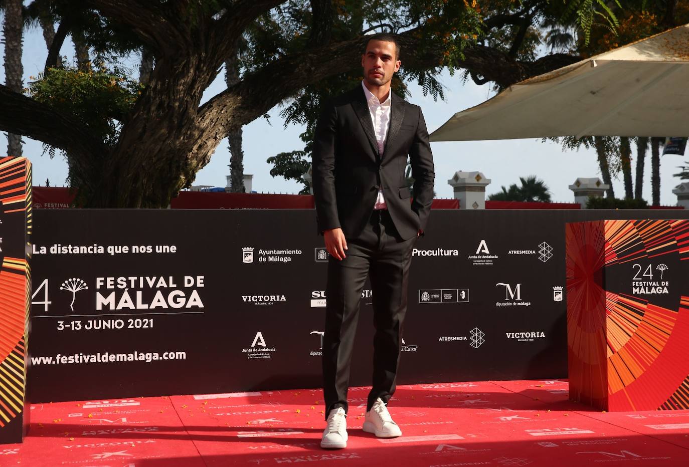 Último desfile de famosos del 24 Festival de Málaga. 