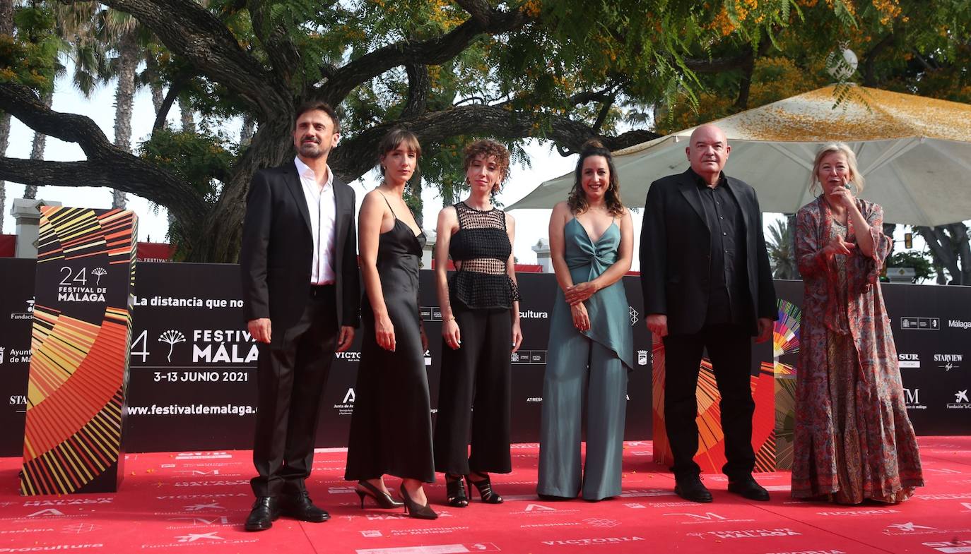 Último desfile de famosos del 24 Festival de Málaga. 