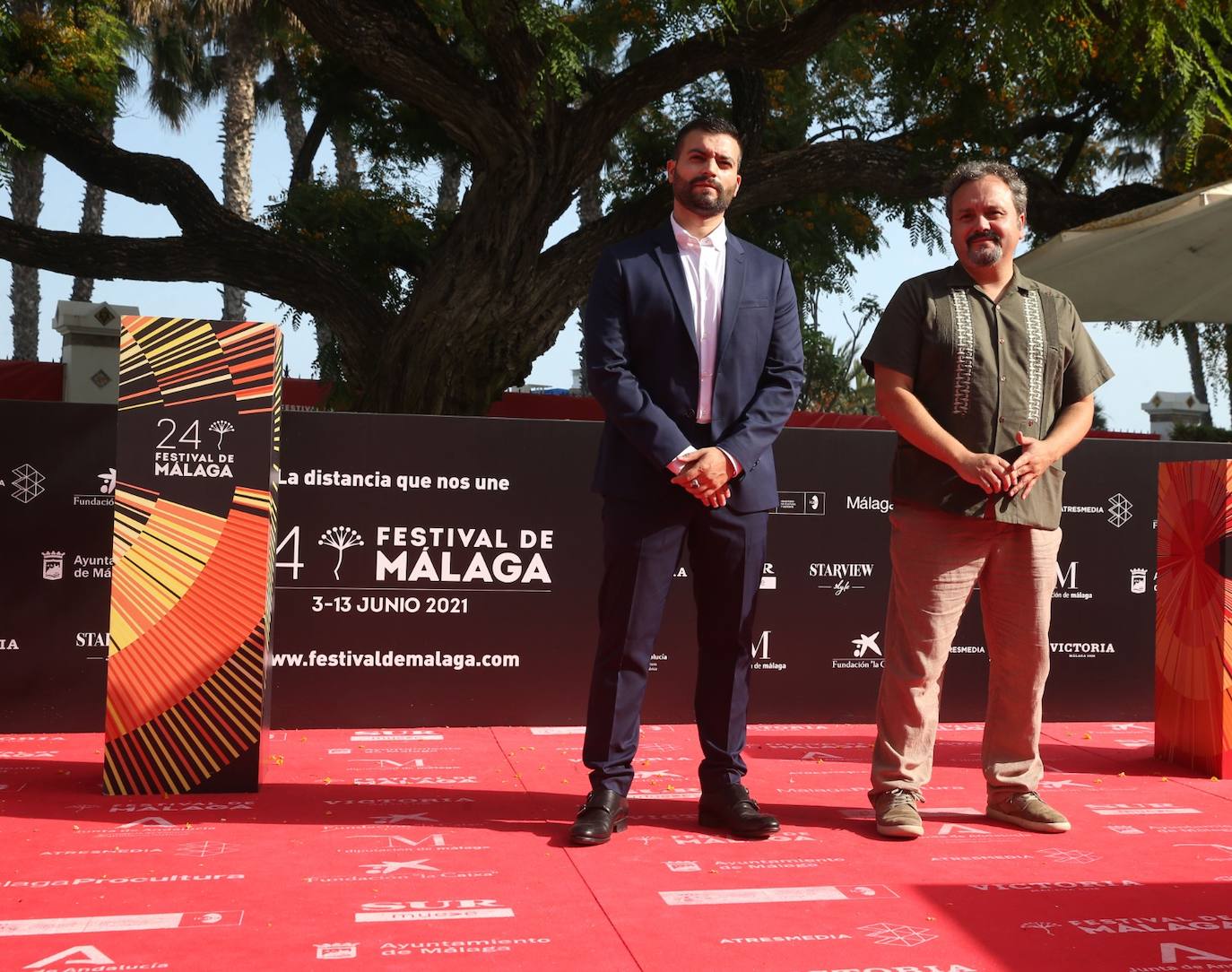 Último desfile de famosos del 24 Festival de Málaga. 