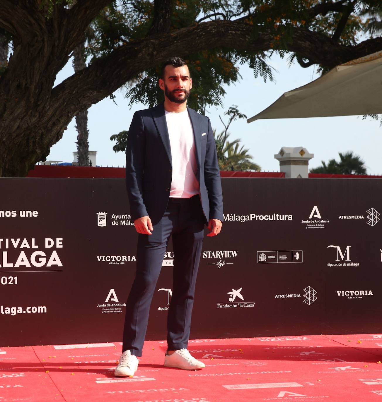 Último desfile de famosos del 24 Festival de Málaga. 