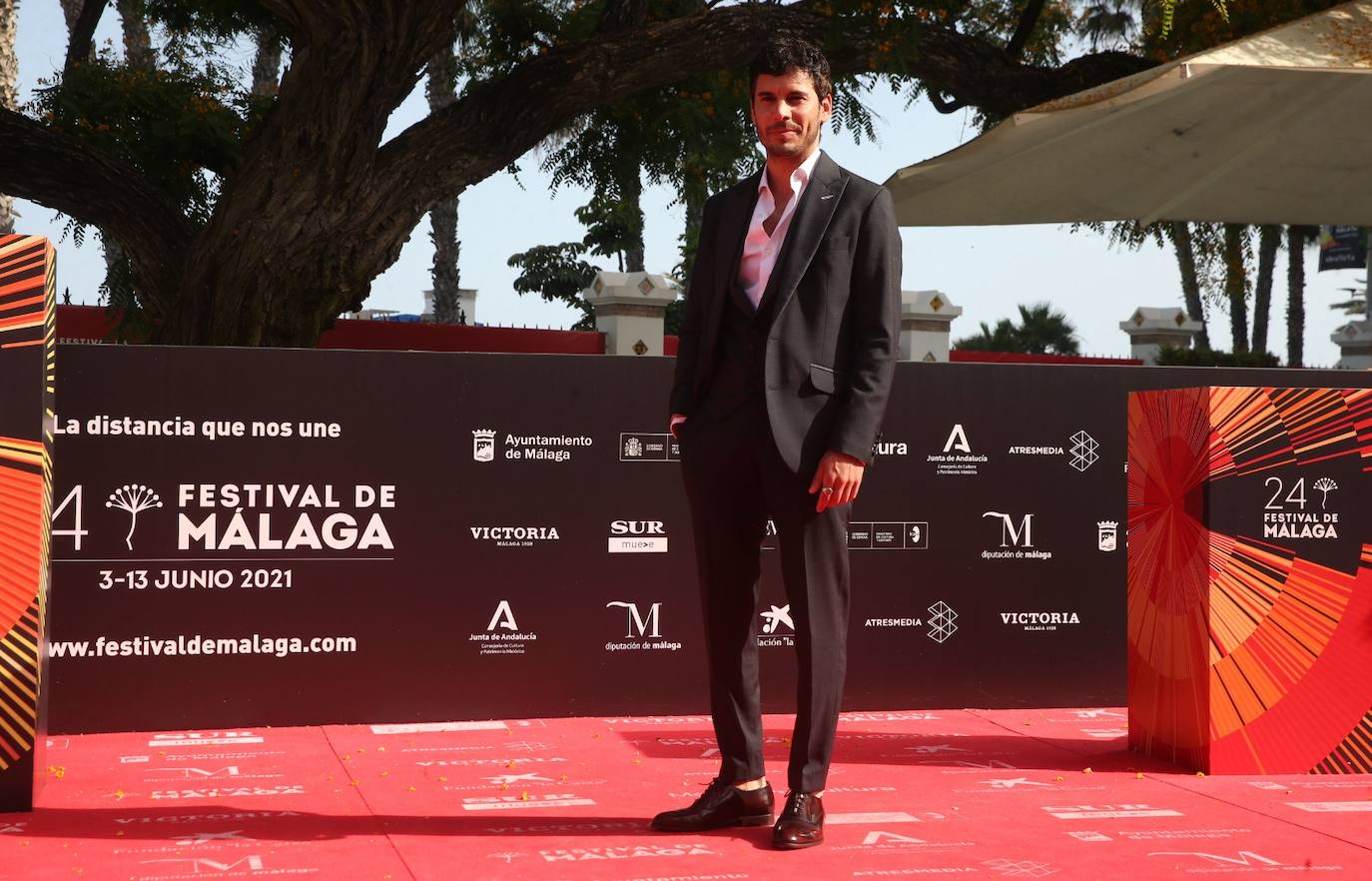 Último desfile de famosos del 24 Festival de Málaga. 