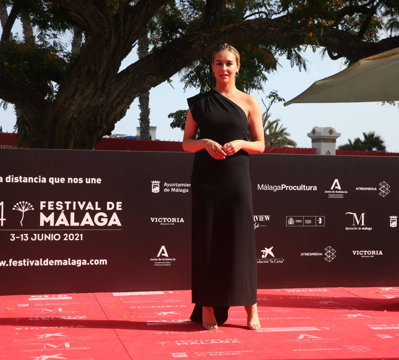 Último desfile de famosos del 24 Festival de Málaga. 