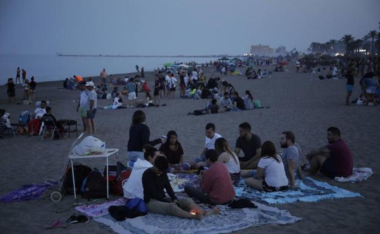 Imagen de archivo de la celebración de la Noche de San Juan en La Misericordia en 2019.