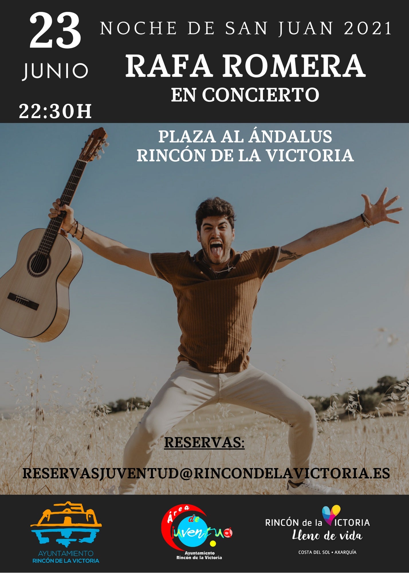 Cartel promocional del concierto. 