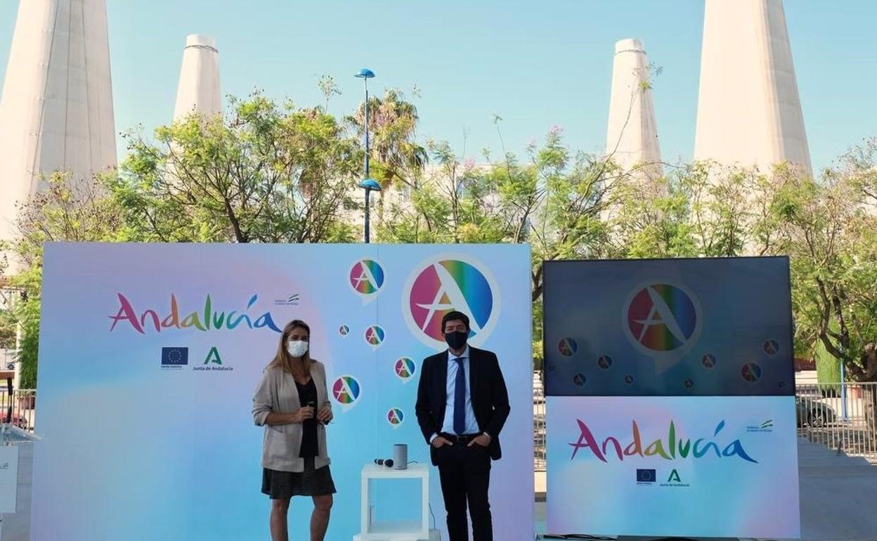 El vicepresidente de la Junta y consejero de Turisimo, Juan Marín, en un acto este viernes en Sevilla. 