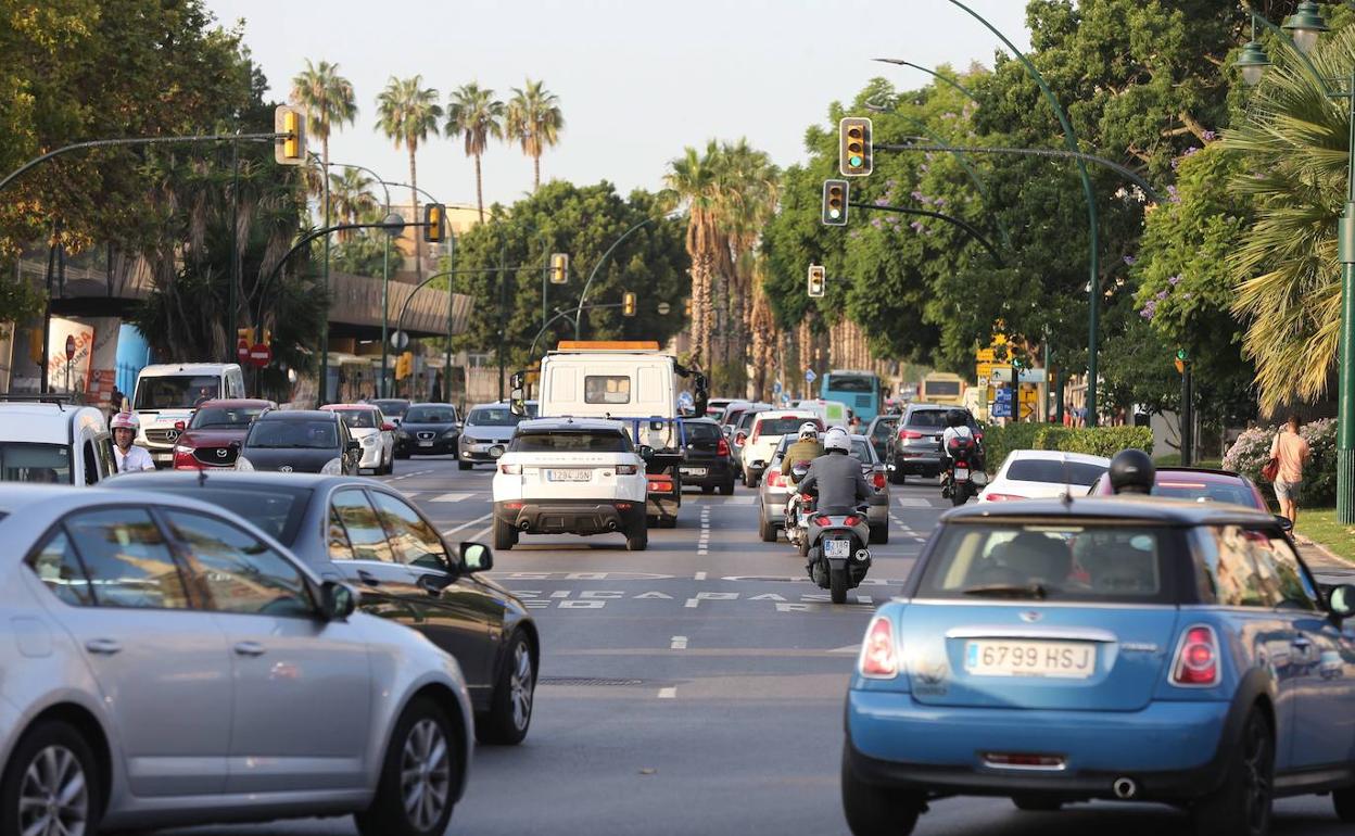 El tráfico y el transporte público en Málaga se acercan ya a los niveles previos a la pandemia