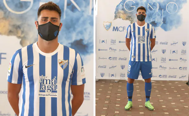 El Málaga recupera las rayas verticales y el azul intenso en su nueva  camiseta para la temporada 21-22 | Diario Sur