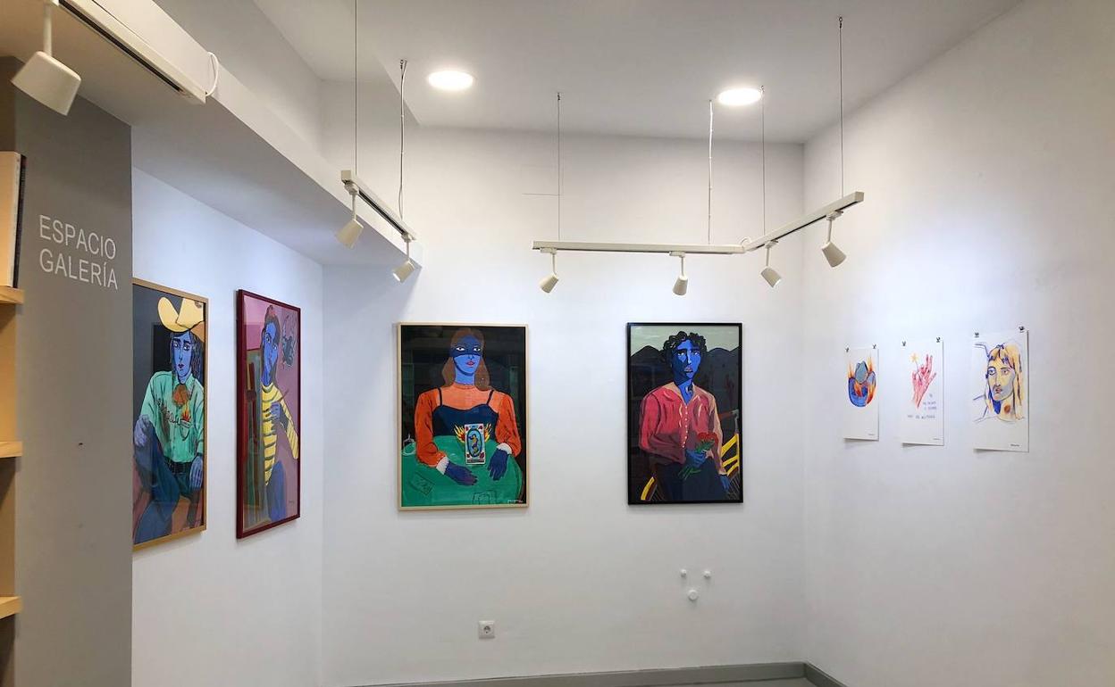 Una parte de la muestra de la exposición de Patricia Paz, que se estrena hoy.