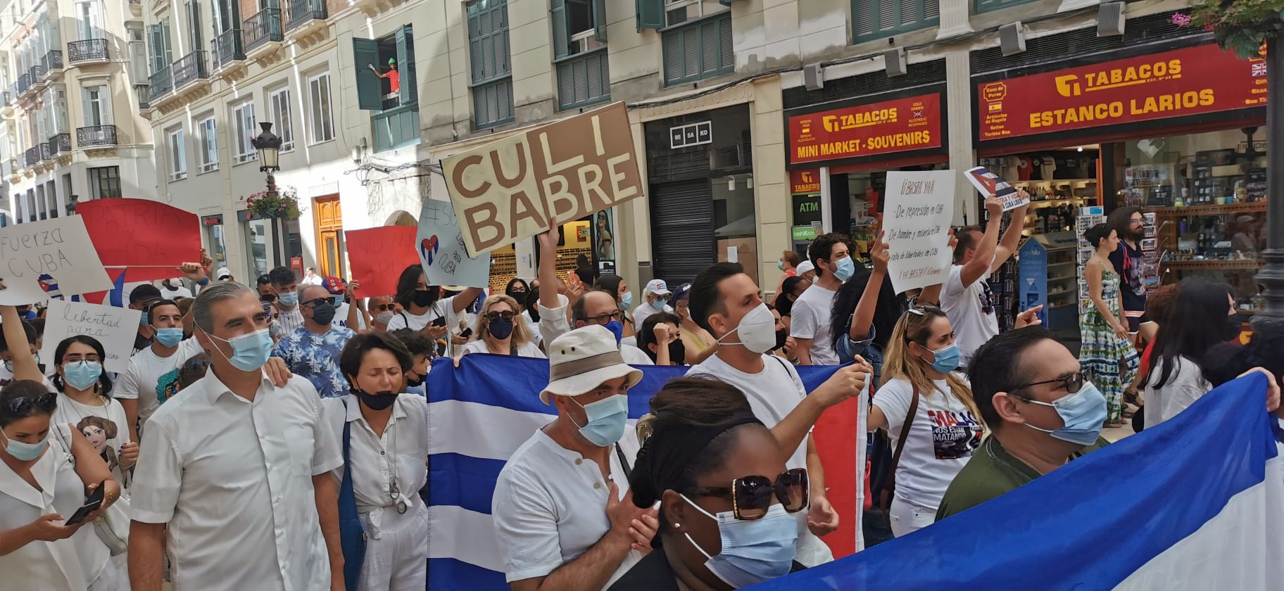 Han reclamado libertad y democracia para su país tras los incidentes que se han producido en la isla de Cuba desde hace una semana