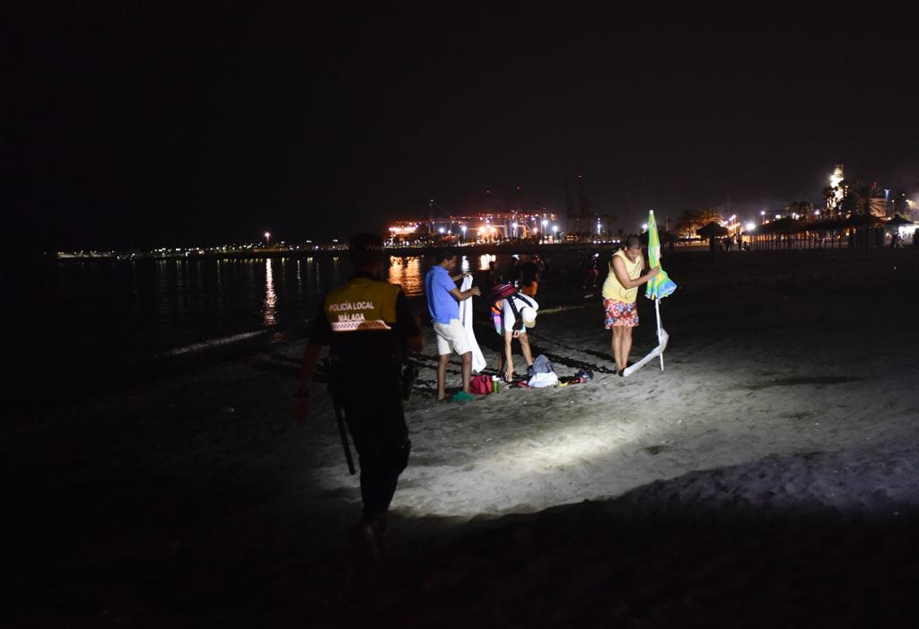 Las principales playas de la Costa del Sol permanecerán cerradas de 23 a 7 horas